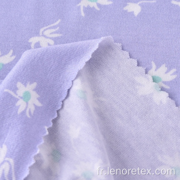 Tissu d&#39;impression de jersey simple jersey de rayonne vortex